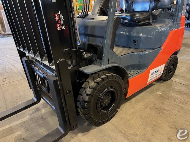 2019 Toyota 8FGU18 Pneumatic Tire Forklift - 123Forklift