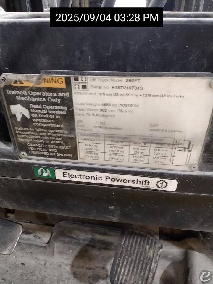 2018 Hyster S60FT