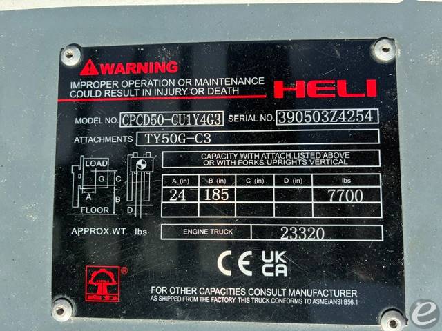2024 Heli CPCD50-CU1Y4G3