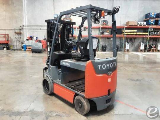 2017 Toyota 8FBCHU25 Electric Forklift - 123Forklift