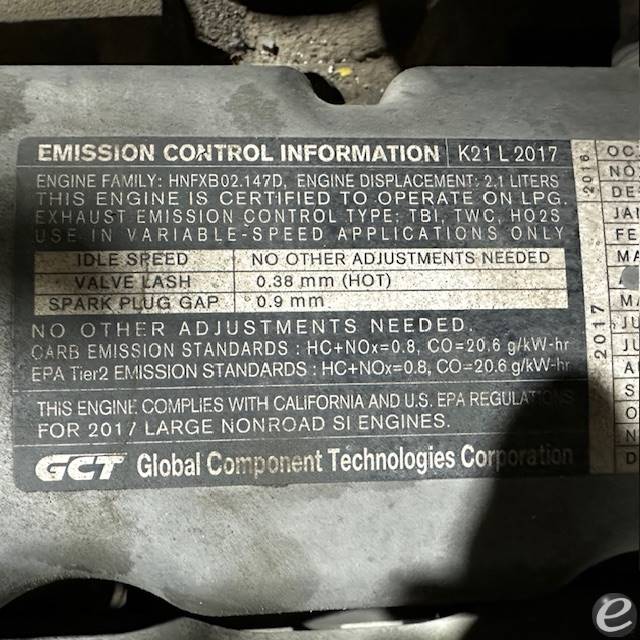 2018 Unicarriers PF50LP