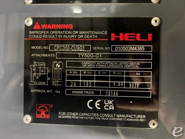 2026 Heli CPCD50-CU9G3