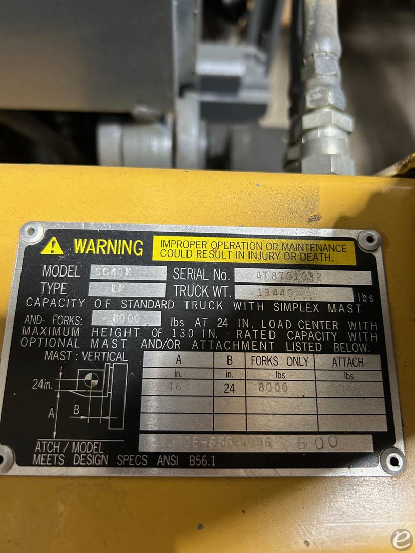 2018 Cat 100E-SSS-B096