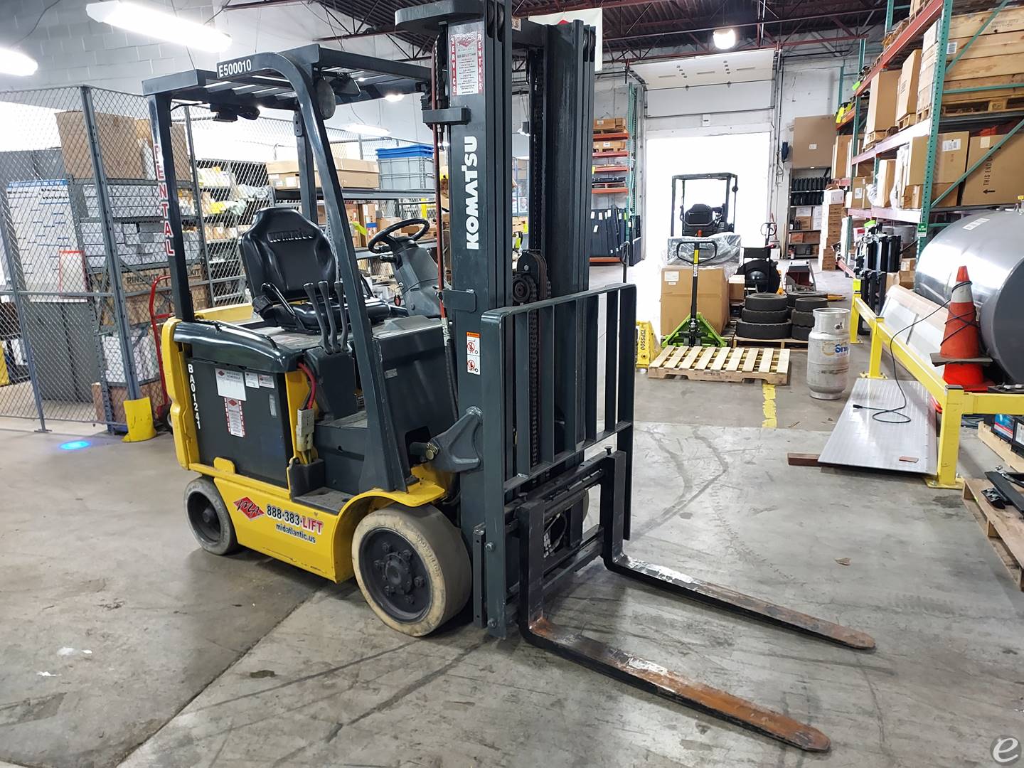 2008 Komatsu FB25SH-6 Electric Forklift - 123Forklift