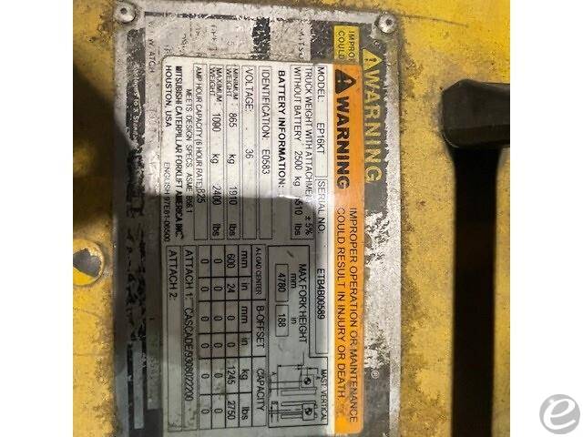  Cat                                       EP16KT Electric Forklift - 123Forklift