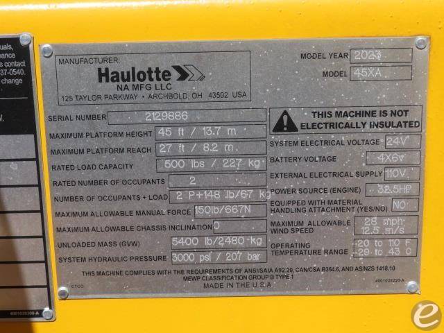 2023 Haulotte Group 45XA