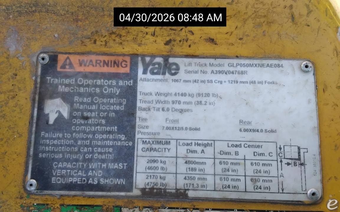 2017 Yale GP050MX