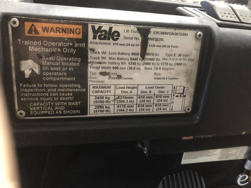2013 Yale ERC060VG
