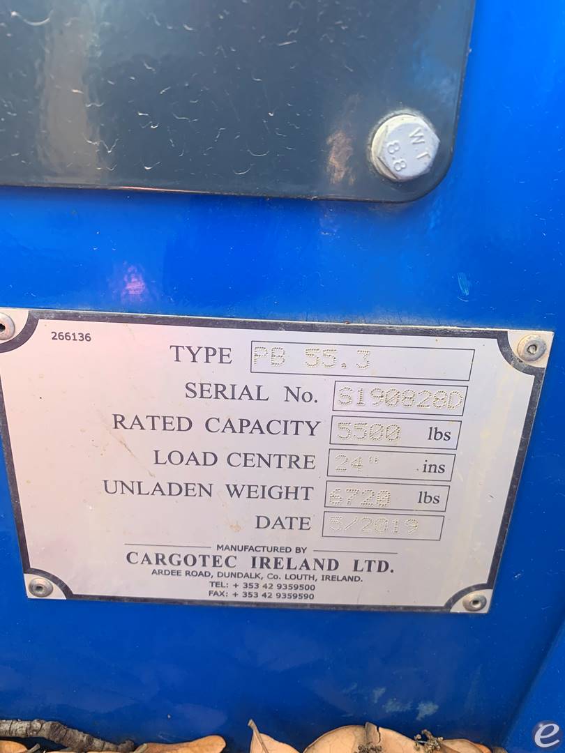 2019 Princeton PB55.3  Diesel Forklift - 123Forklift