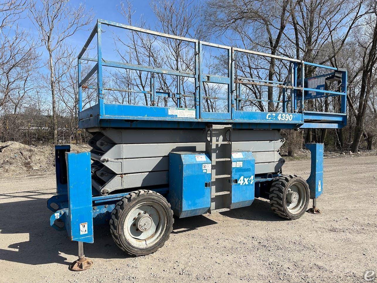 2013 Genie GS4390RT Diesel Scissor Lift - 123Forklift