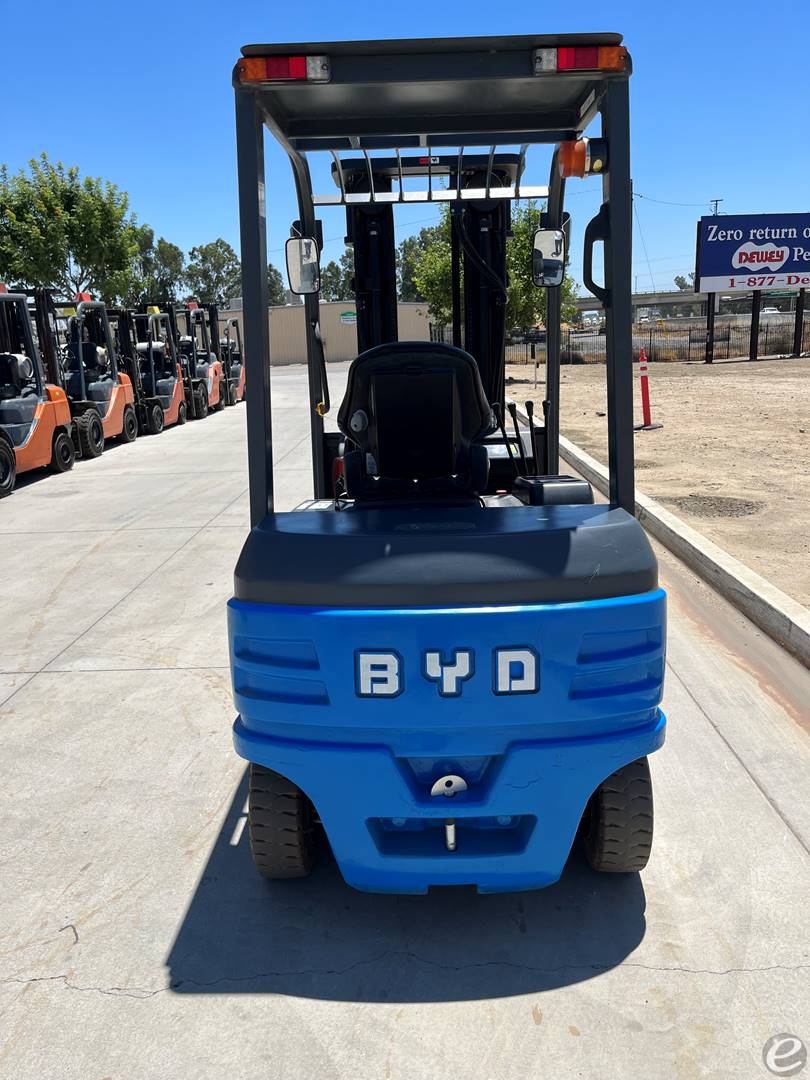 2019 BYD ECB27 Electric Pneumatic Tire 3 & 4 Wheel Forklift - 123Forklift