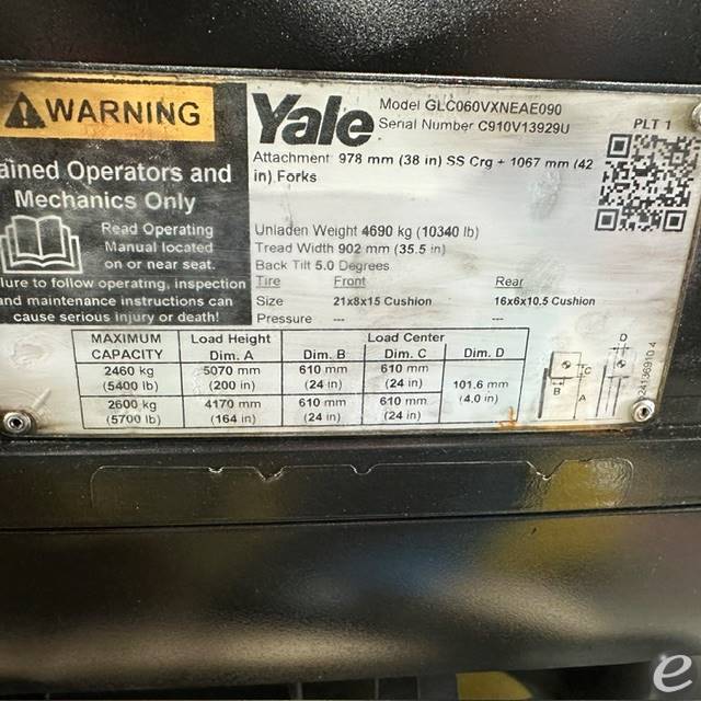 2020 Yale GLC060VX