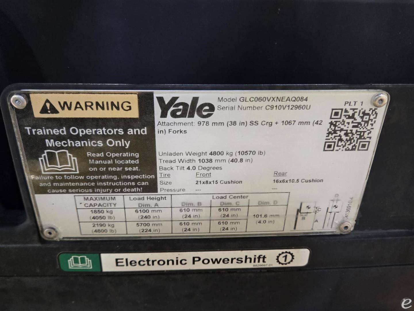 2020 Yale GLC060VX