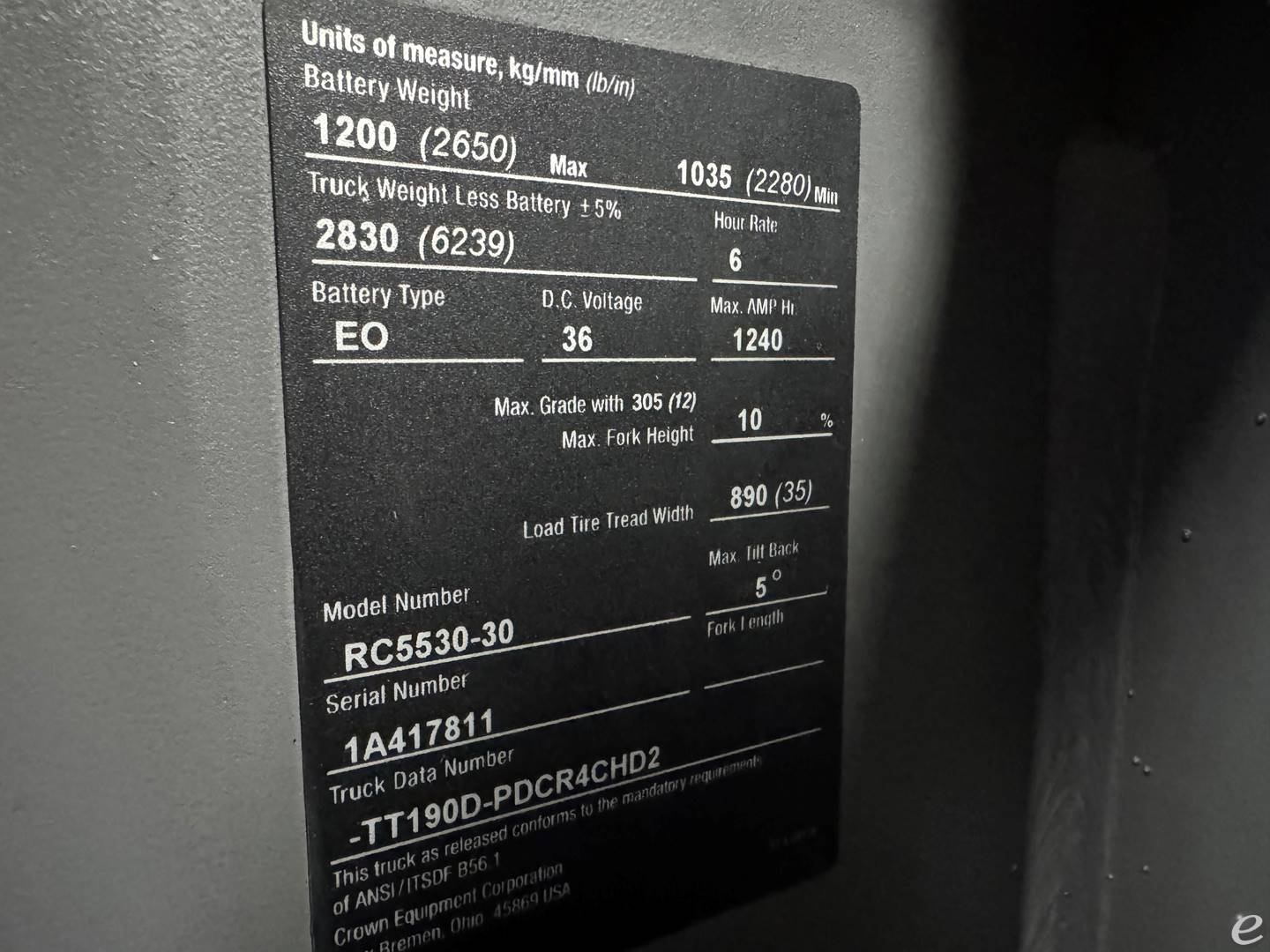 2014 Crown RC5530-30