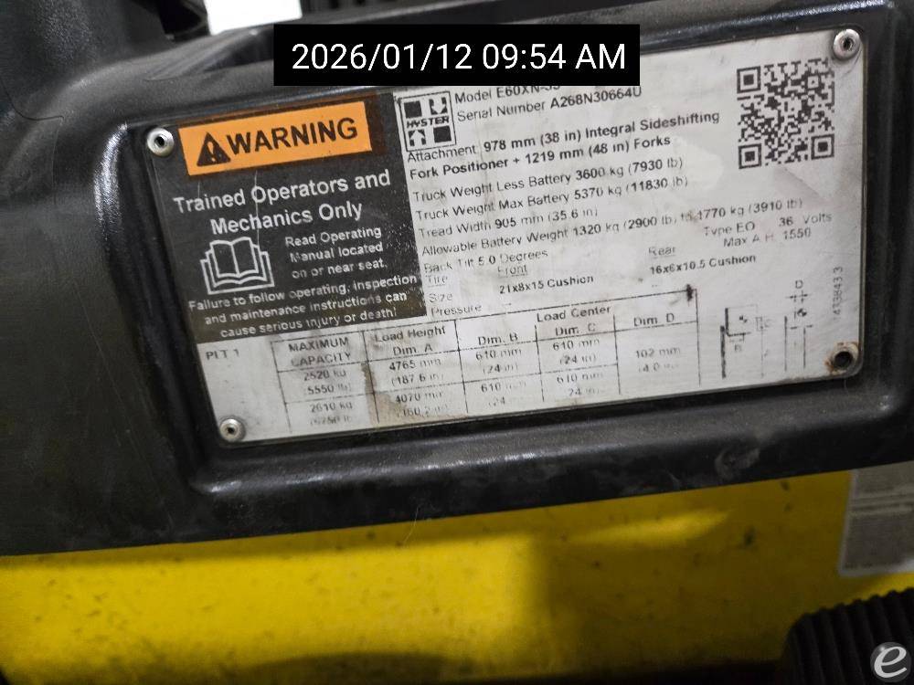 2020 Hyster E60XN