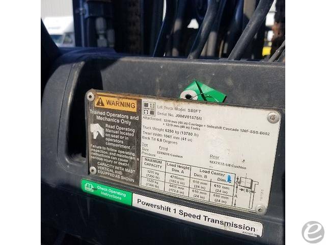2015 Hyster S80FT LP Gas Forklift - 123Forklift