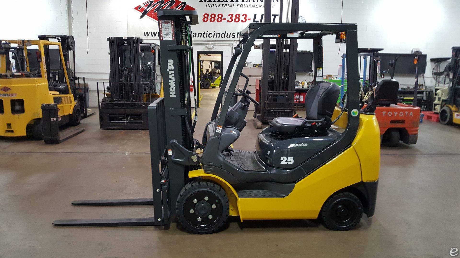 2019 Komatsu FG25ST-16 LP Gas Forklift - 123Forklift