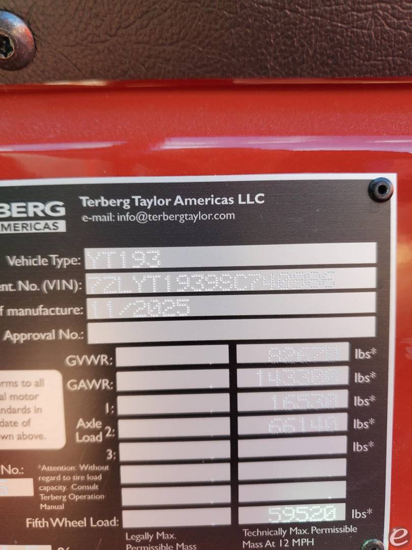 2025 Terberg YT193 DOT