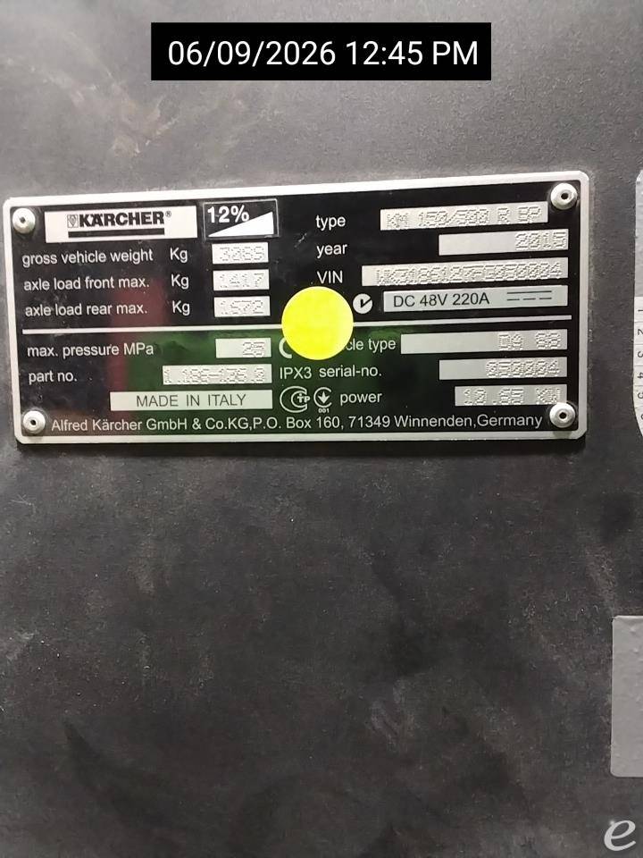 2015 Karcher KM150