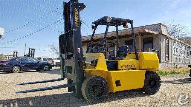 1990 Hyster H80XL Gasoline Forklift - 123Forklift