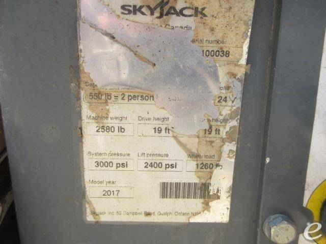2017 Skyjack SJ3219
