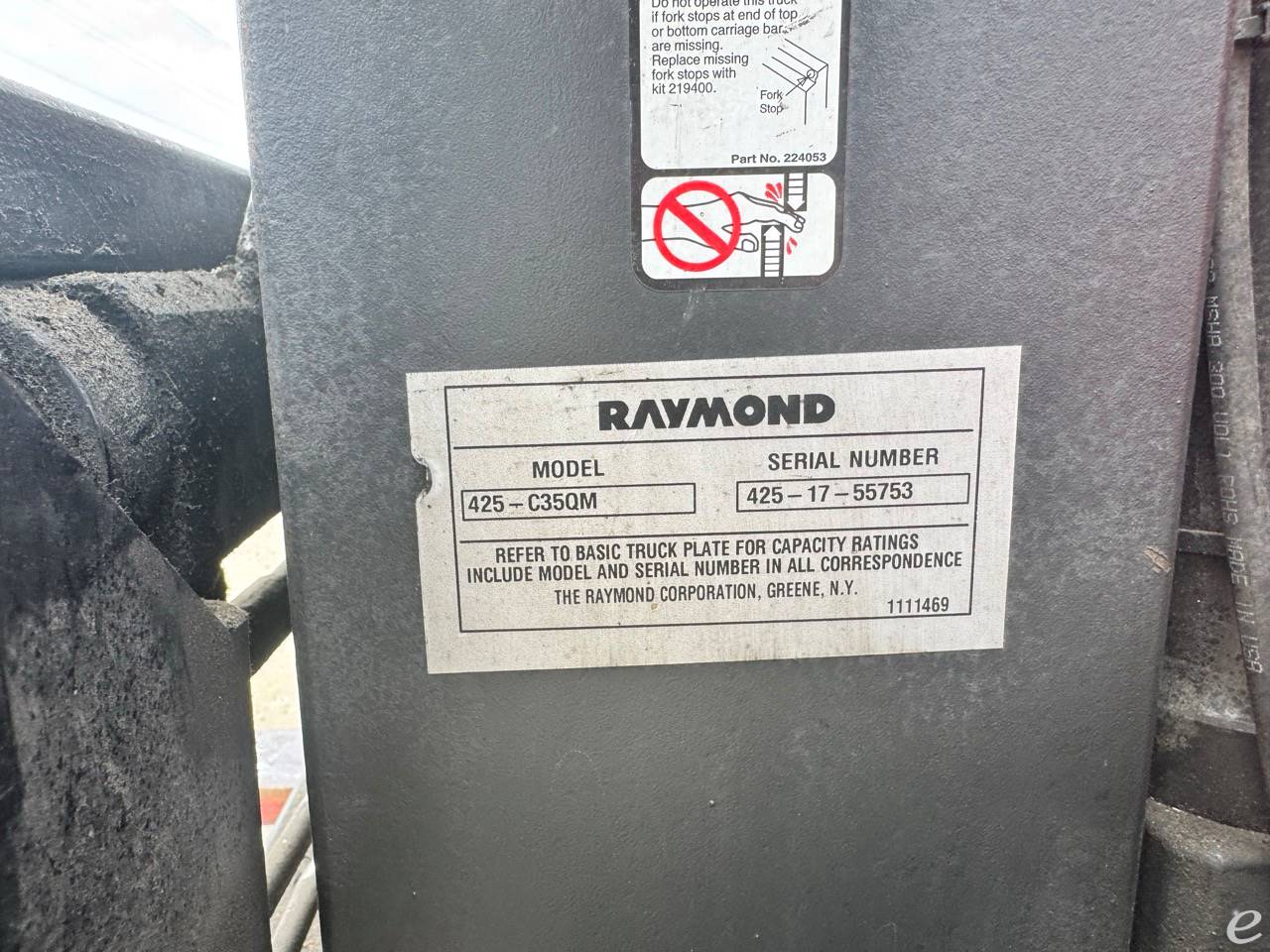 2017 Raymond 425-C35QM
