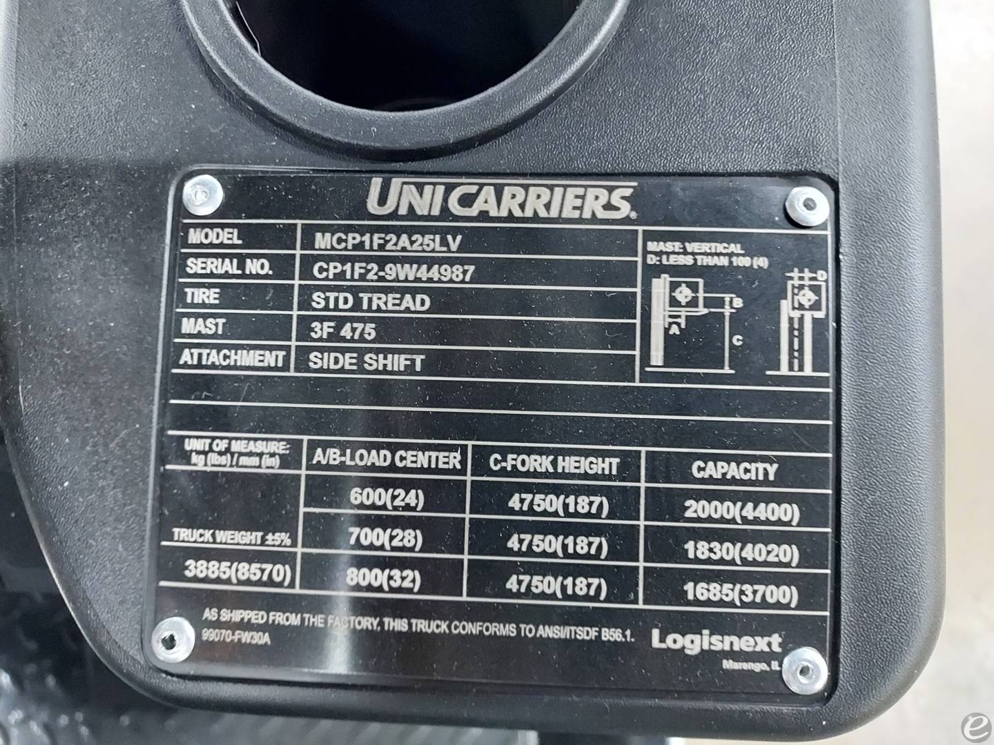 2024 Unicarriers CF50LP