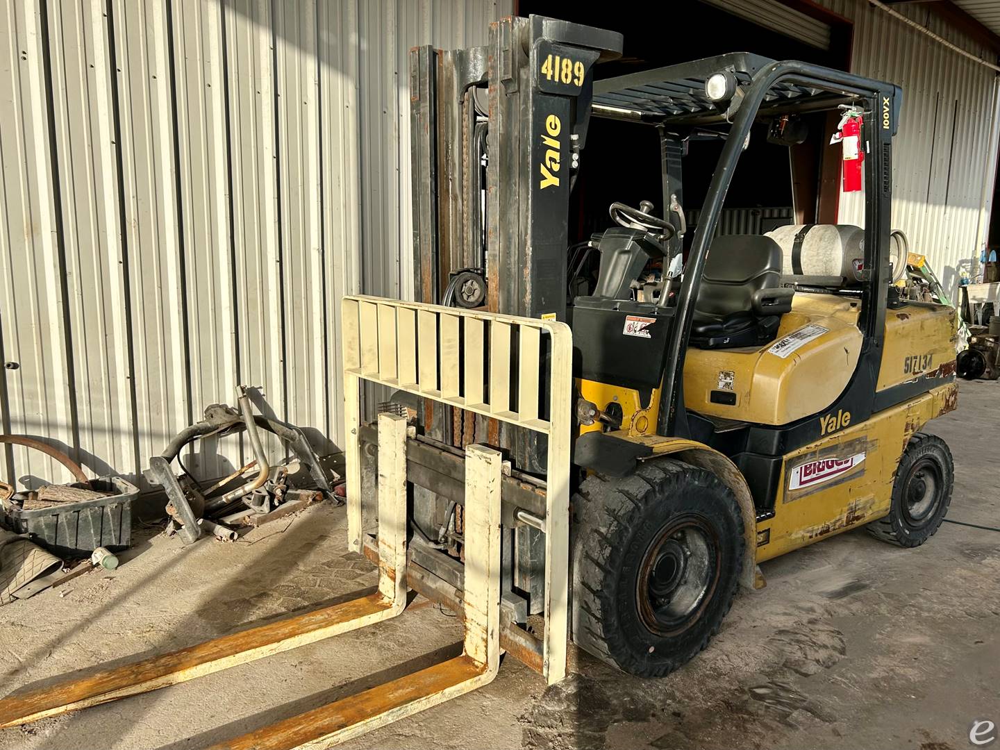 2012 Yale GLP100VX LP Gas Forklift