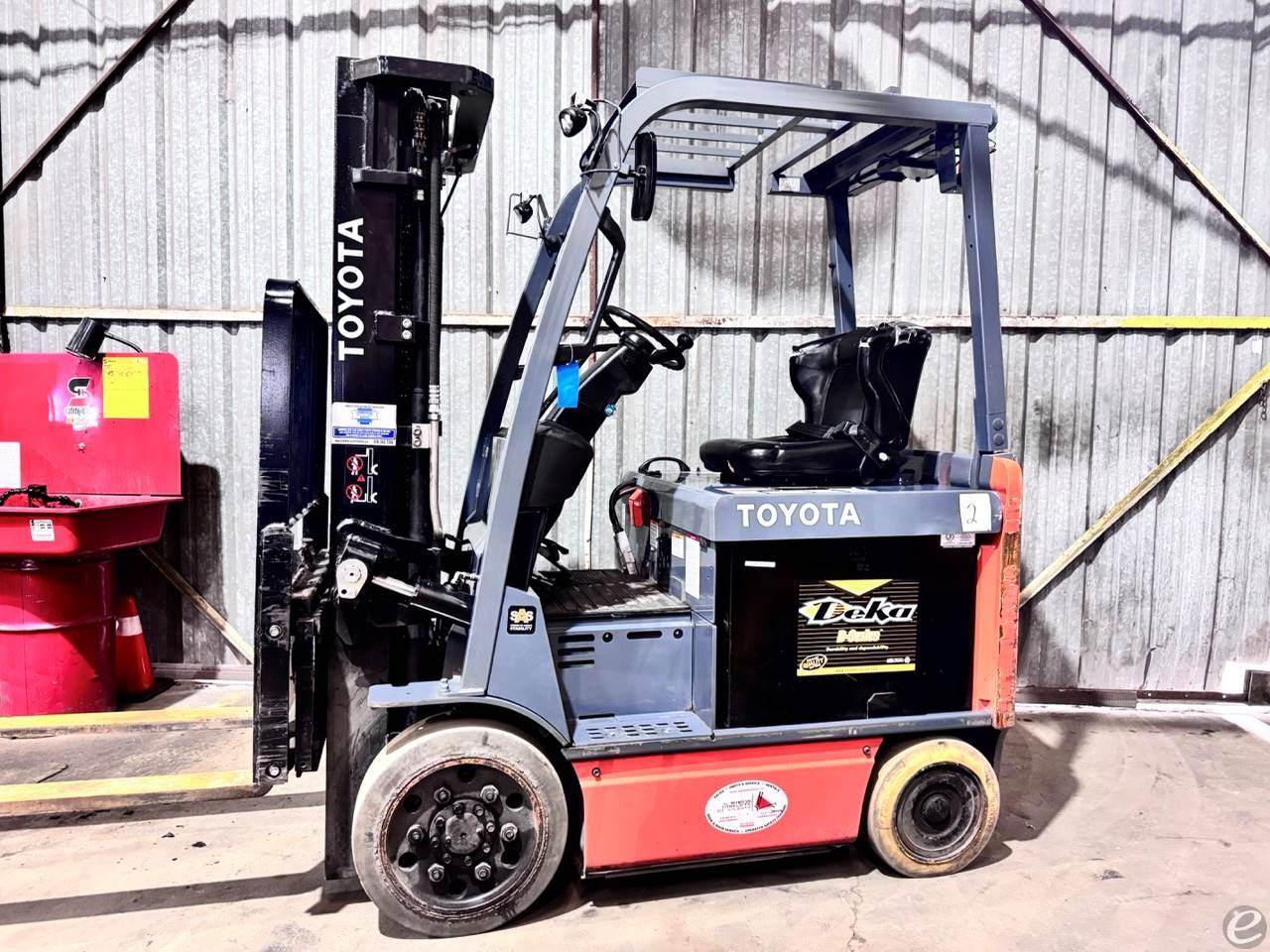 2018 Toyota 8FBCU25 Electric Forklift - 123Forklift