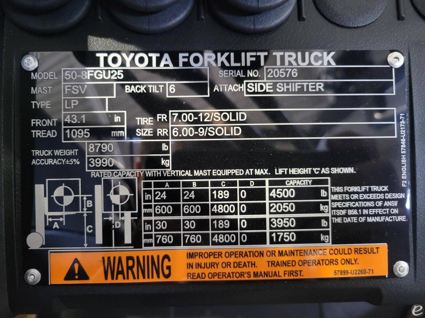 2024 Toyota 508FGU25
