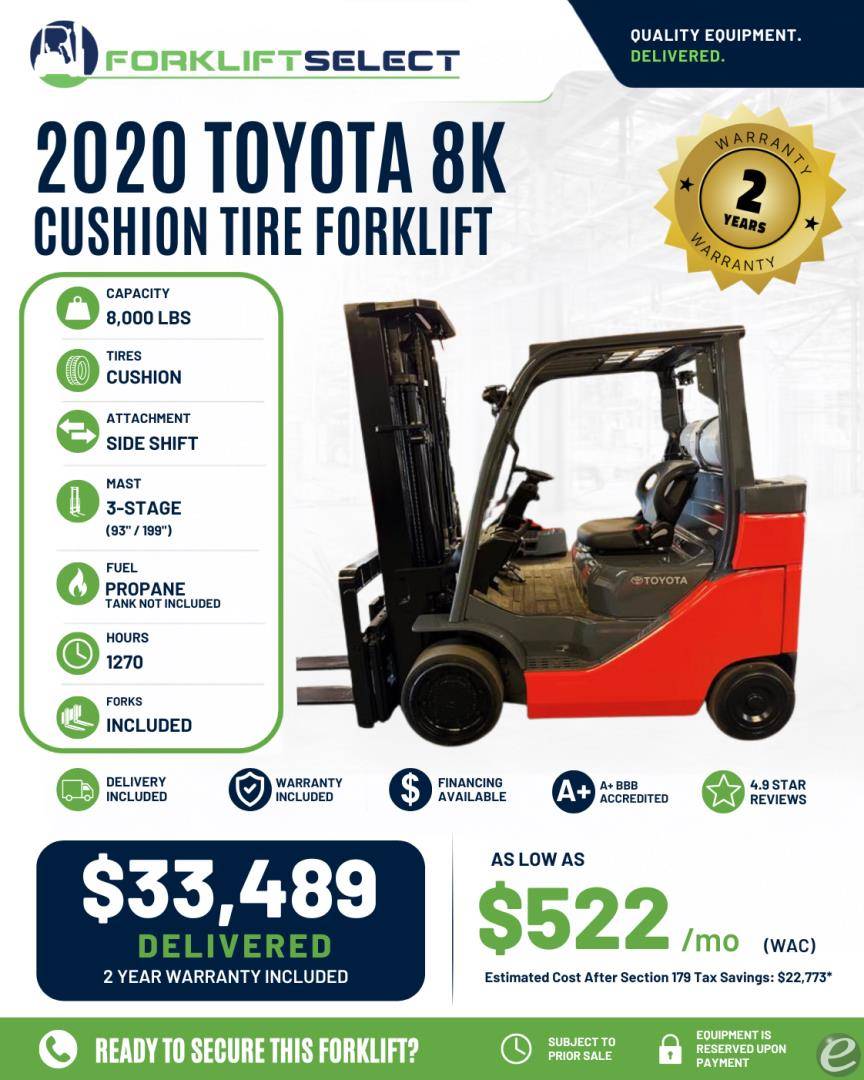 2020 Toyota 8FGC35U
