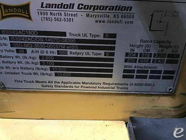 2014 Bendi B30/42AC Electric Reach Truck - 123Forklift