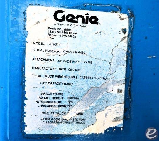 2006 Genie GTH644
