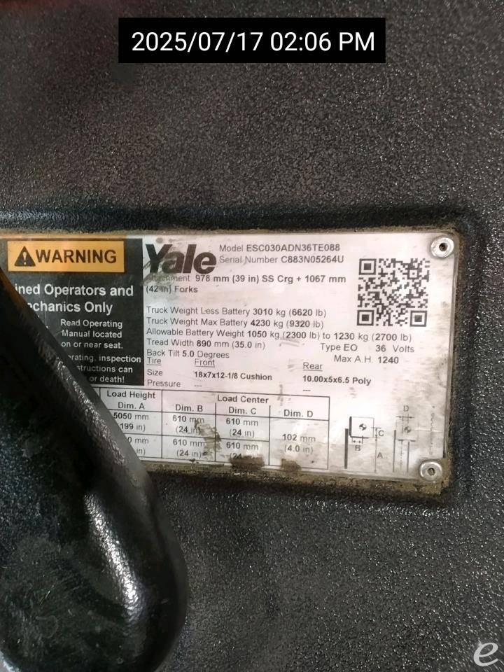 Yale ESC030AD