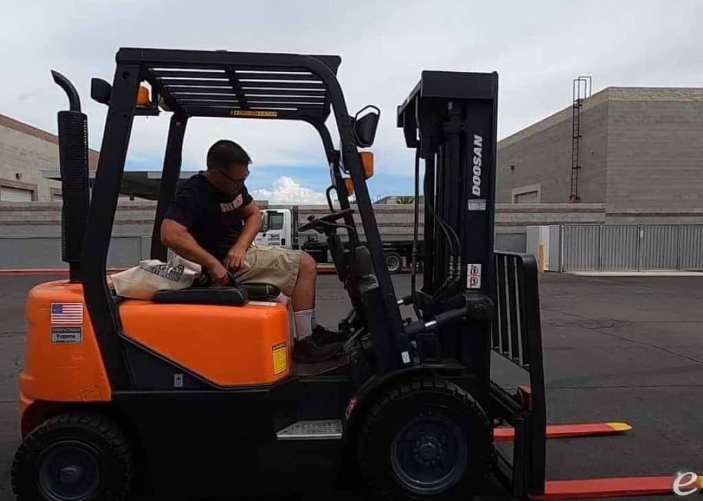 2012 Doosan D20G Diesel Forklift