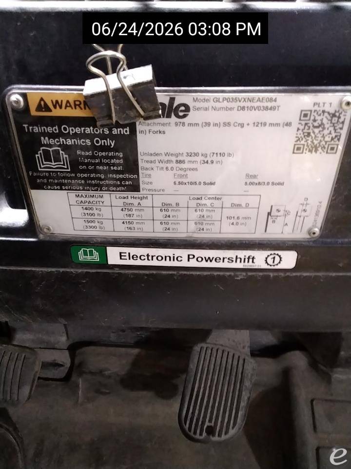 2019 Yale GP035VX