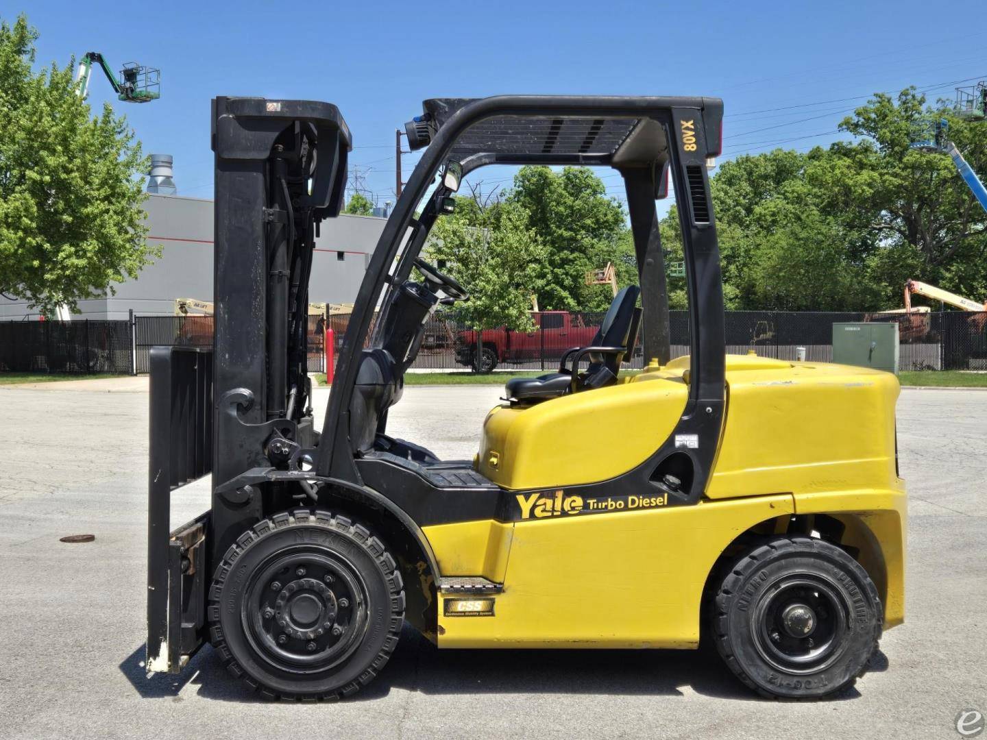 2013 Yale GDP080VX Diesel Forklift
