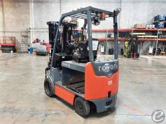 2017 Toyota 8FBCHU25 Electric Forklift - 123Forklift