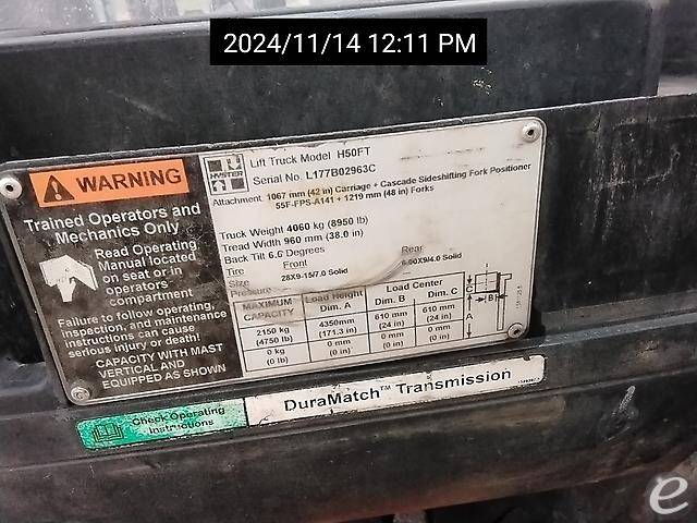 2005 Hyster H50FT