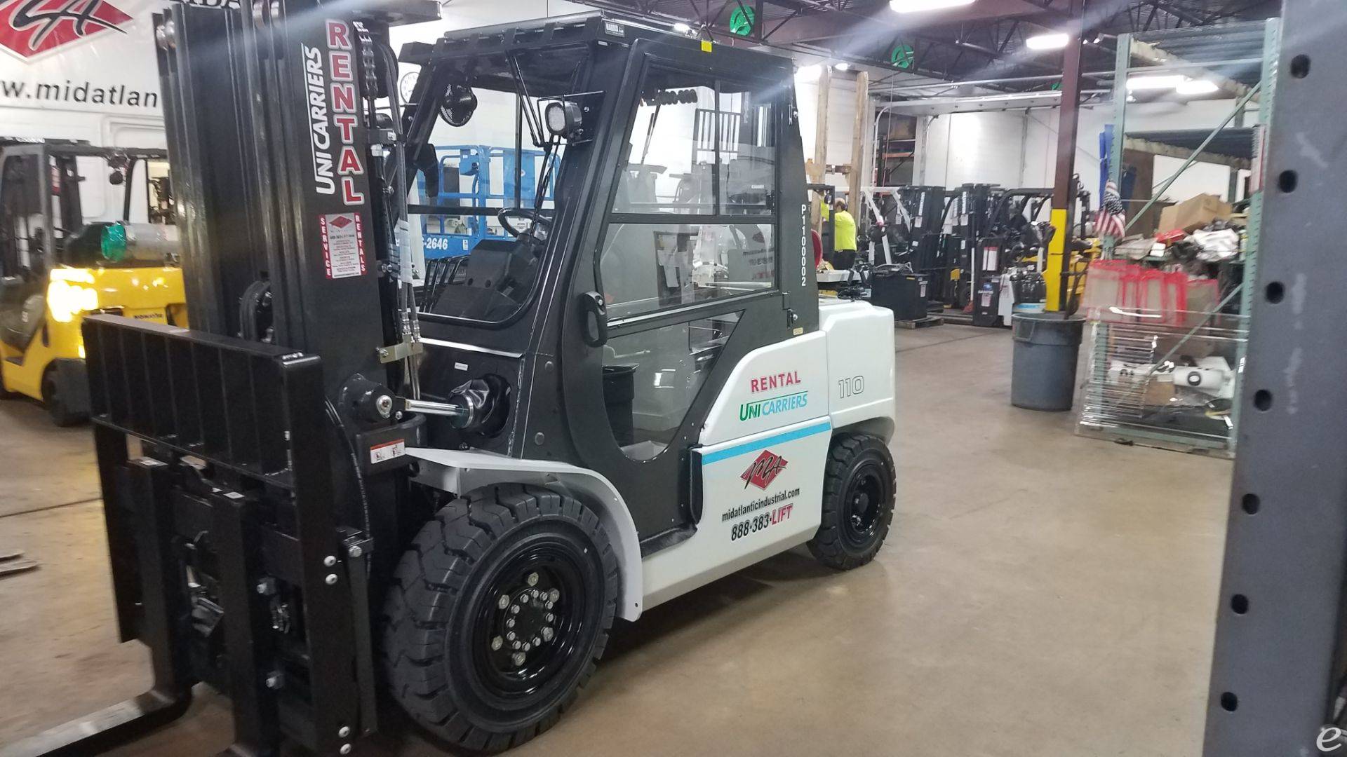 2018 Unicarriers PF110YLP Pneumatic Tire Forklift - 123Forklift