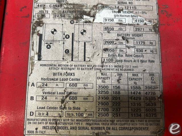 Raymond 445C35TT