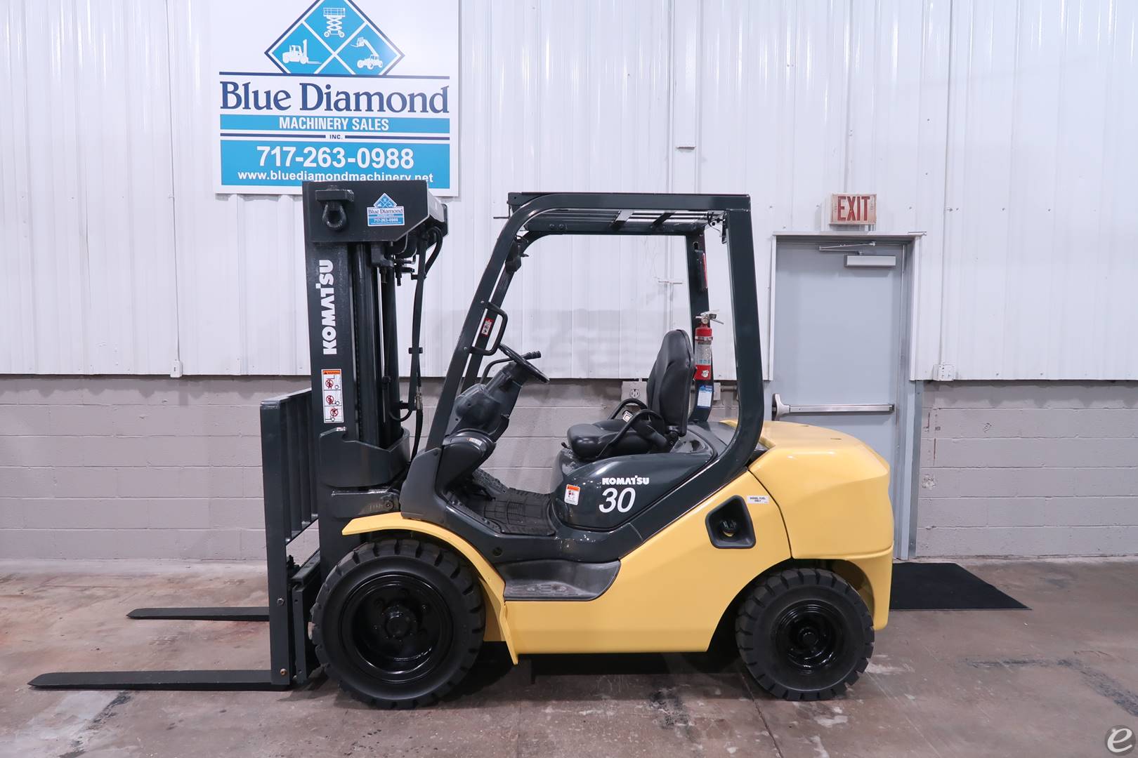 2012 Komatsu FD30HT-16 Diesel Forklift - 123Forklift