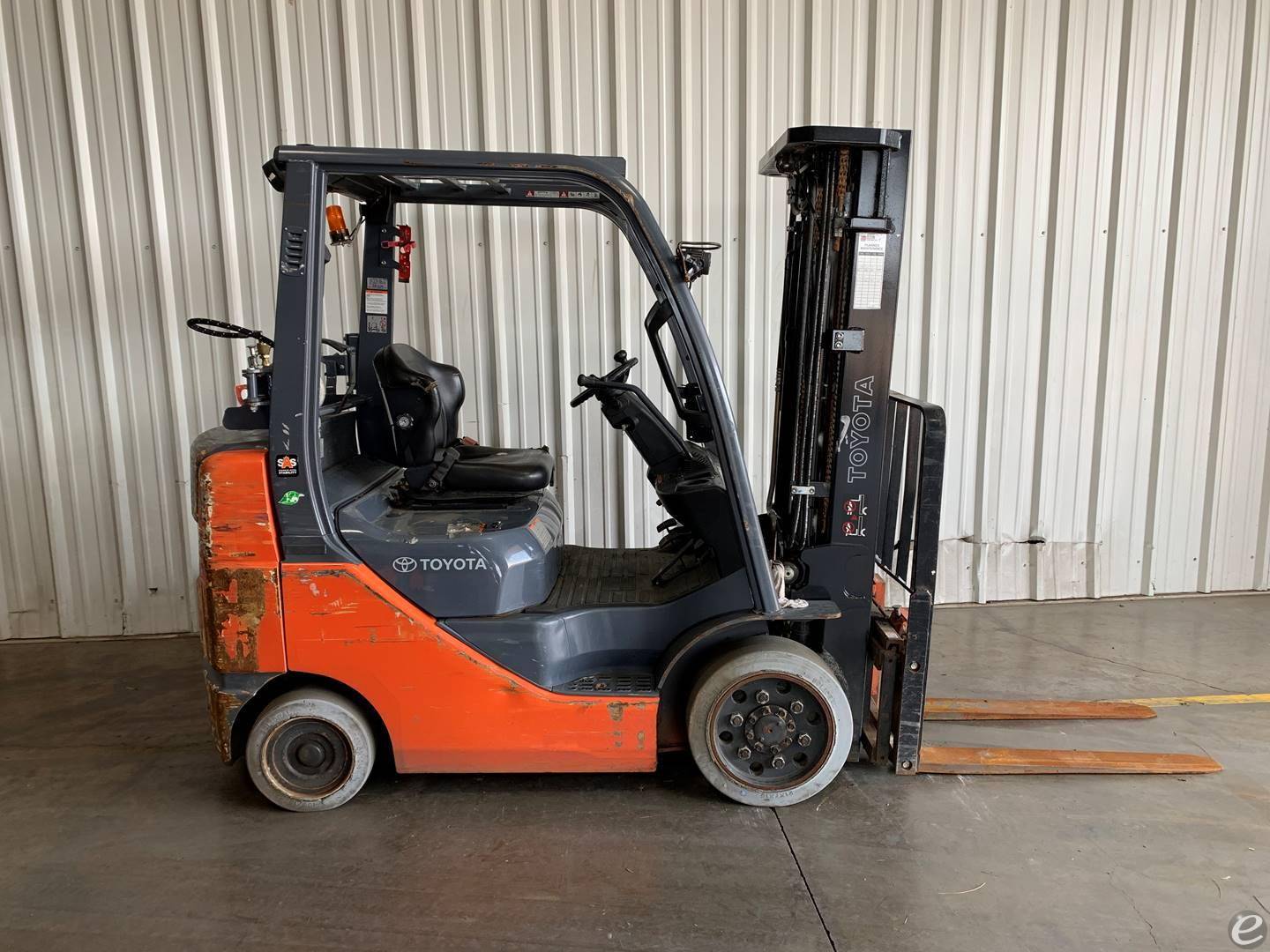 2018 Toyota 8FGCU25 LP Gas Forklift...