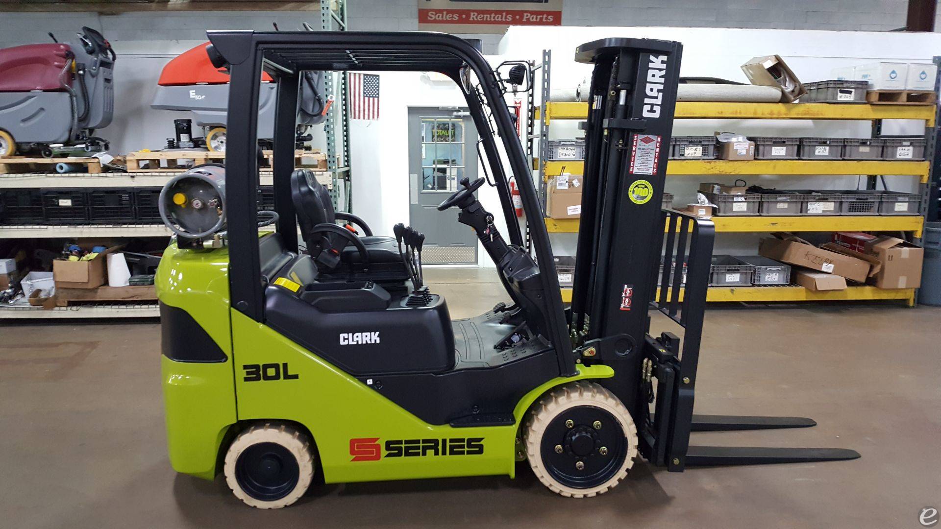 2019 Clark S30C LP Gas Forklift