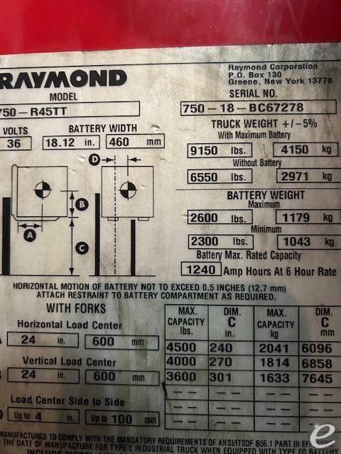 Raymond 750R45TT