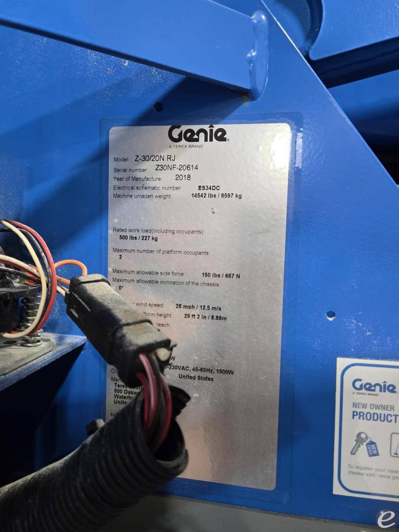2018 Genie Z30/20N RJ