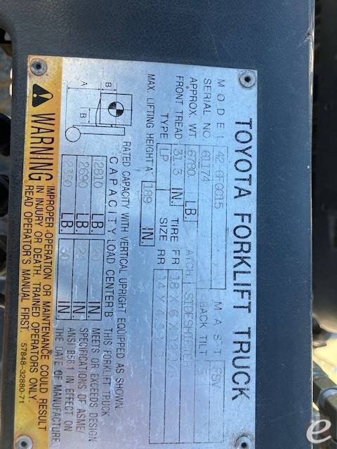 1996 Toyota 42-6FGC15