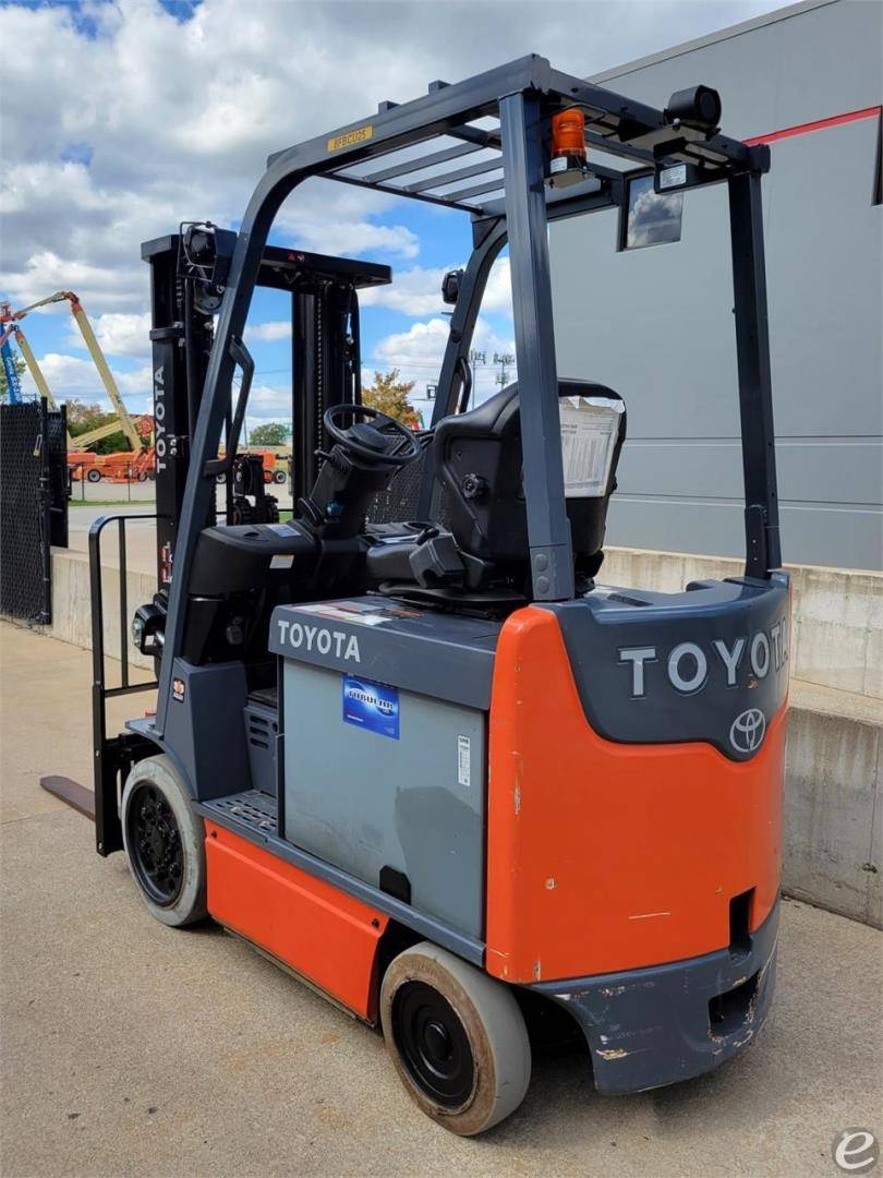 2022 Toyota 8FBCU25 Electric Forklift - 123Forklift