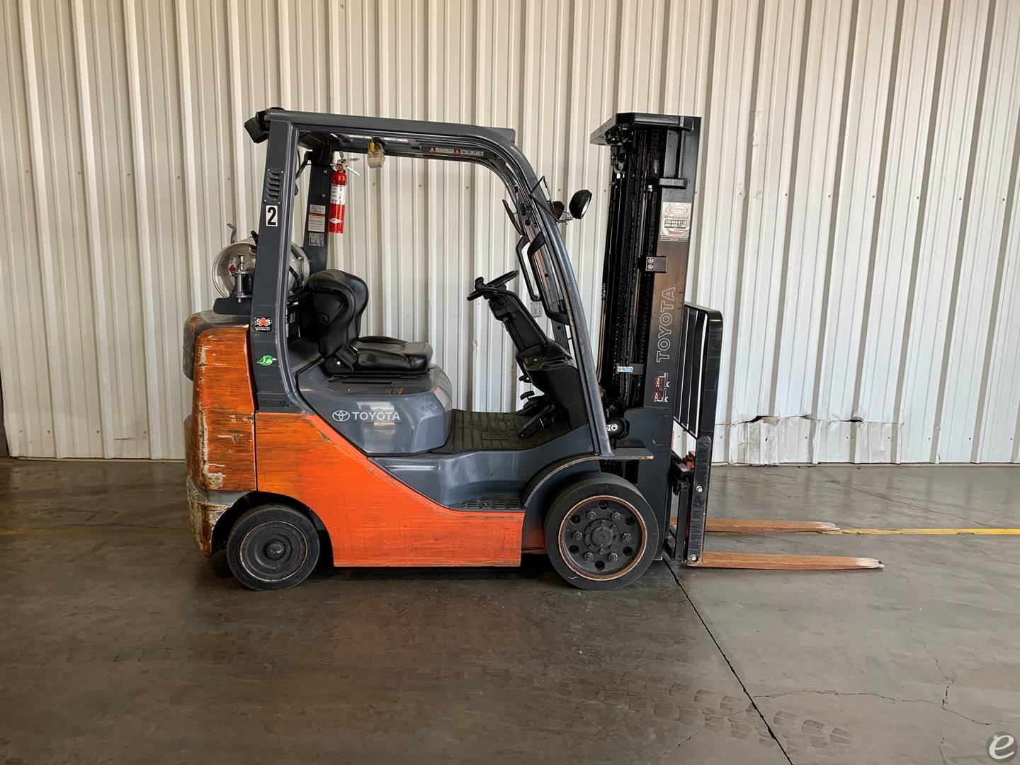 2018 Toyota 8FGCU25 LP Gas Forklift...