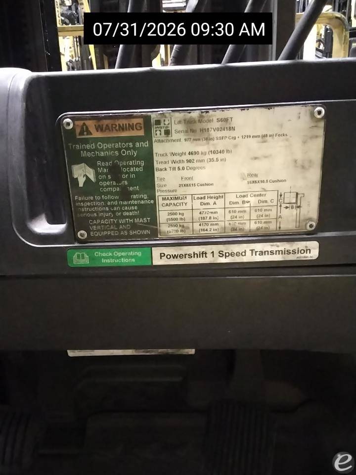 2015 Hyster S60FT